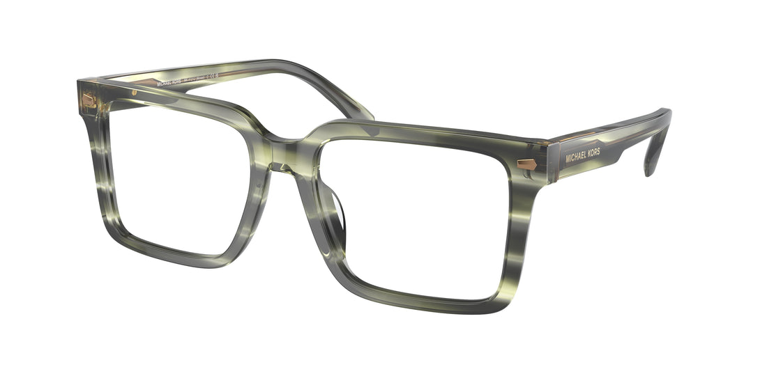 Prescription glasses michael kors mk4121u mosel 3978 verde square masculino size 54mm - Main view