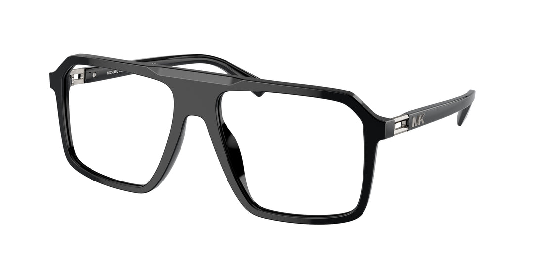 Prescription glasses michael kors mk4123u montreux 3005 negro square masculino size 57mm - Main view