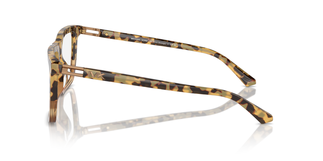 Prescription glasses michael kors mk4124u sorengo 3965 marron rectangular masculino size 55mm - Detailed view