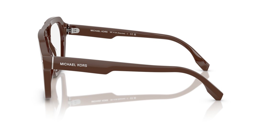 Prescription glasses michael kors mk4126 seaview 4007 marrón pilot masculino size 57mm - Detailed view