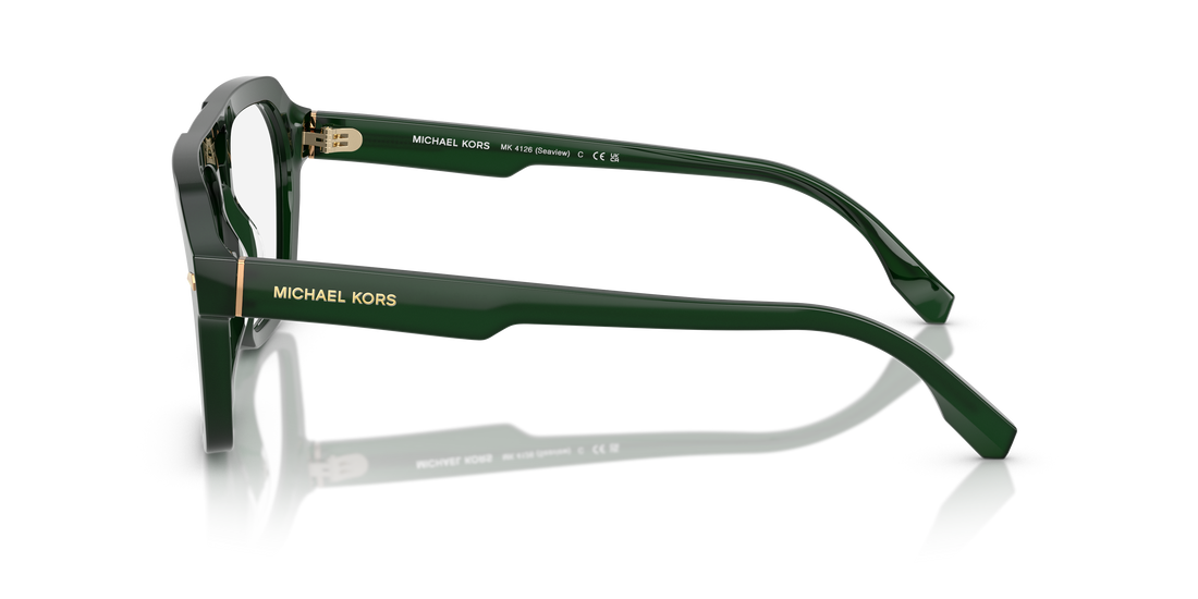Prescription glasses michael kors mk4126 seaview 4008 verde pilot masculino size 57mm - Detailed view
