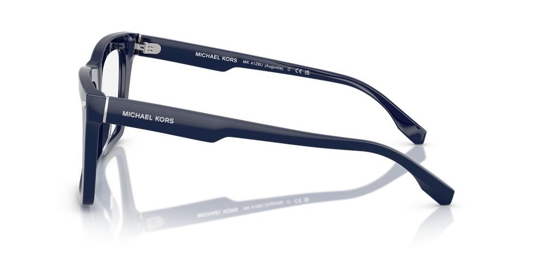 Prescription glasses michael kors mk4128u augusta 4009 azul square masculino size 54mm - Detailed view