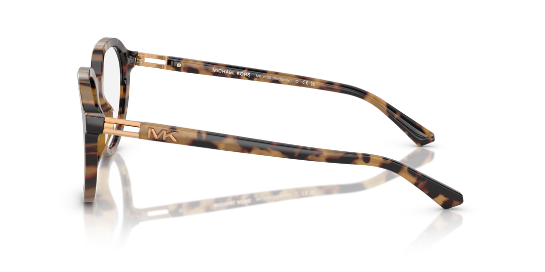 Prescription glasses michael kors mk4129 redwood 4006 carey round masculino size 53mm - Detailed view