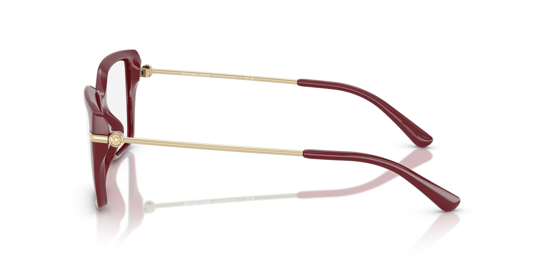 Prescription glasses michael kors mk4134u crete 4004 rojo rectangular femenino size 52mm - Detailed view