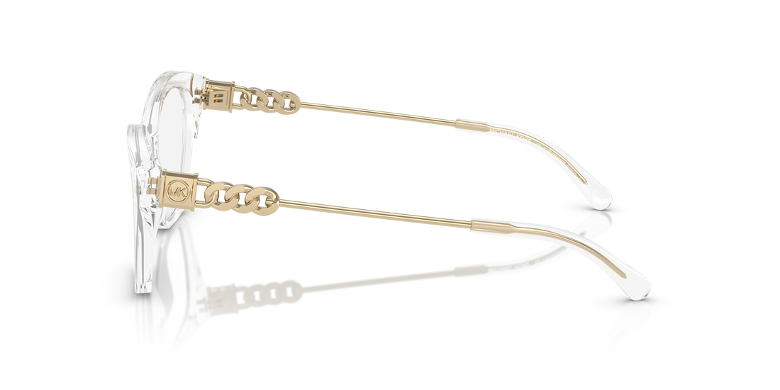Gafas graduadas michael kors mk4136 makena beach 3015 transparente square femenina talla 52mm - Vista de detalle