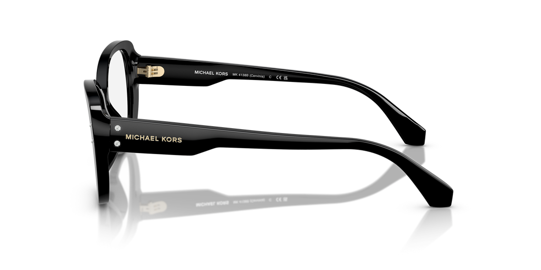 Gafas graduadas michael kors mk4138b cervinia 3005 negro butterfly femenina talla 54mm - Vista de detalle