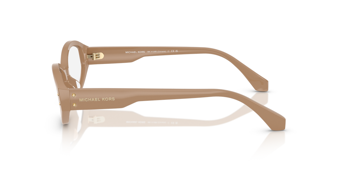 Gafas graduadas michael kors mk4139b corvara 3555 marrón oval femenino talla 54mm - Vista de detalle