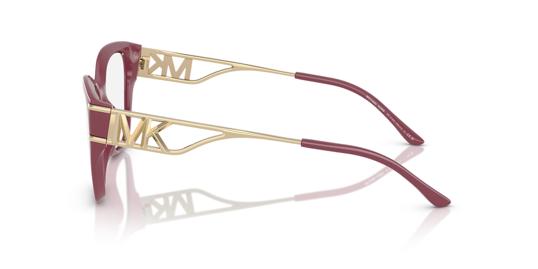 Gafas graduadas michael kors mk4140u bierzo 3256 violeta square femenina talla 54mm - Vista de detalle