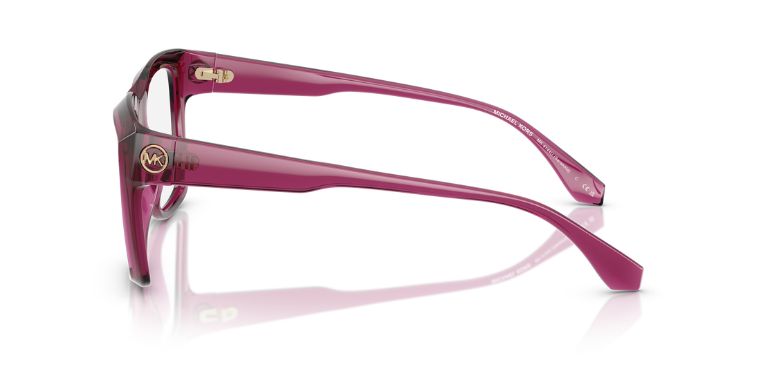 Lunettes de vue michael kors mk4144u sarasota 4020 rosa square femenino taille 51mm - Vue détaillée