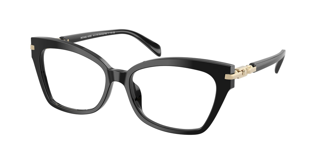 Lunettes de vue michael kors mk4146u montego bay 3005 negro cat eye femenino taille 56mm - Vue principale