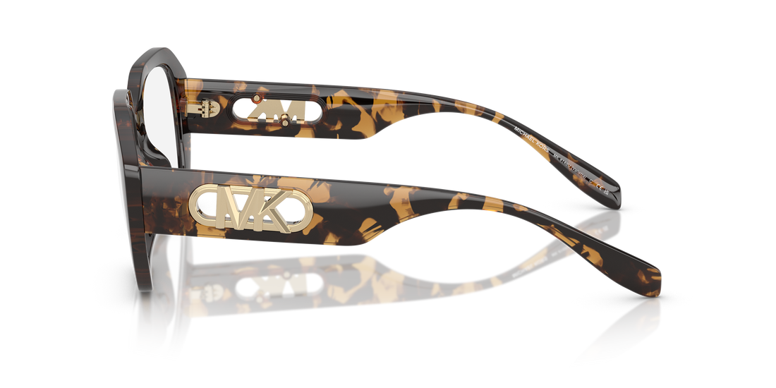 Lunettes de vue michael kors mk4148u valletta 3006 havana irregular femenino taille 52mm - Vue détaillée