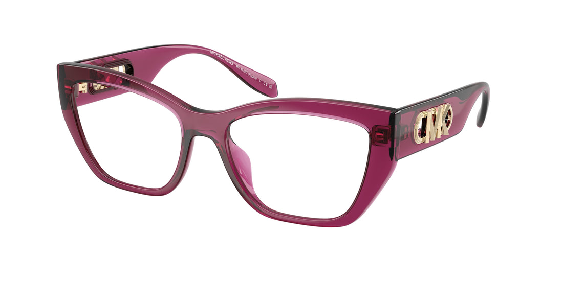 Gafas graduadas michael kors mk4149u puglia 4020 rosa rectangular femenino talla 52mm - Vista principal