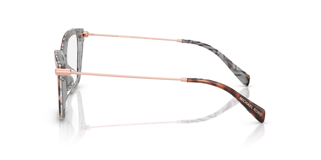 Prescription glasses michael kors mk4150u kingston 4017 havana rectangular femenino size 54mm - Detailed view
