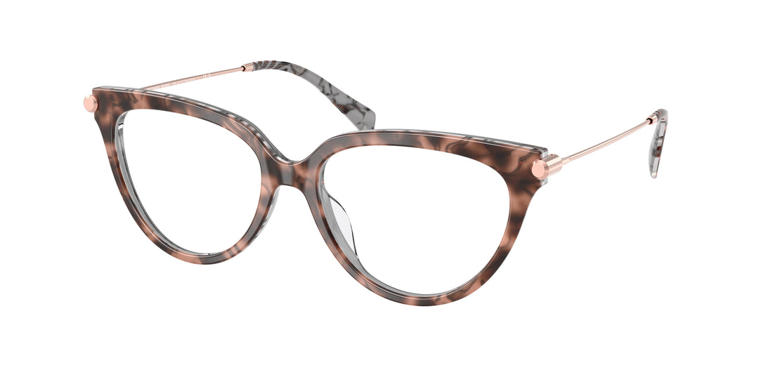 Prescription glasses michael kors mk4151u windham 4017 havana cat eye femenino size 53mm - Main view