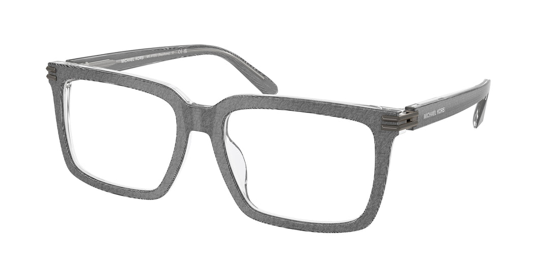 Lunettes de vue michael kors mk4155u bayshore 4009 gris square masculino taille 57mm - Vue principale