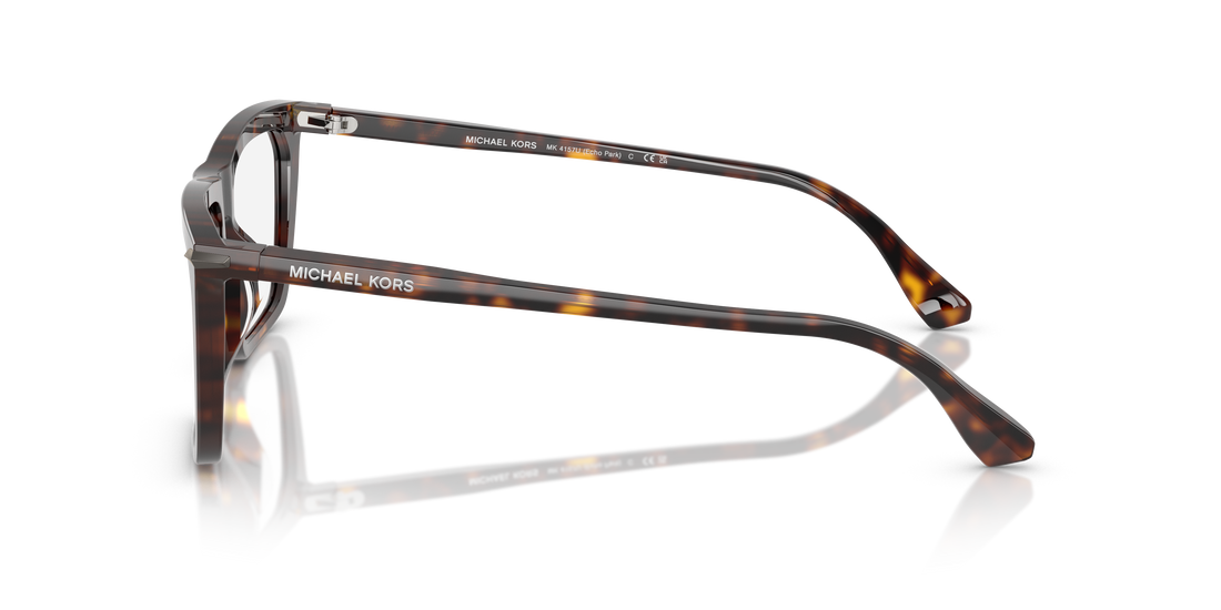 Lunettes de vue michael kors mk4157u echo park 3006 havana rectangular masculino taille 56mm - Vue détaillée