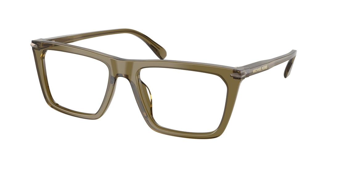 Lunettes de vue michael kors mk4157u echo park 4012 verde rectangular masculino taille 56mm - Vue principale