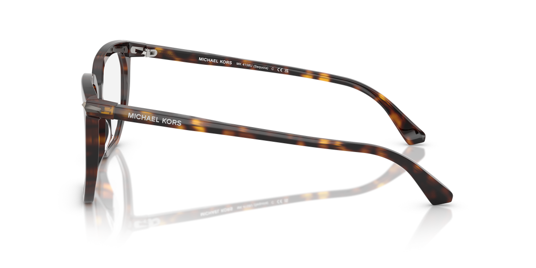 Lunettes de vue michael kors mk4158u sequoia 3006 havana irregular masculino taille 55mm - Vue détaillée