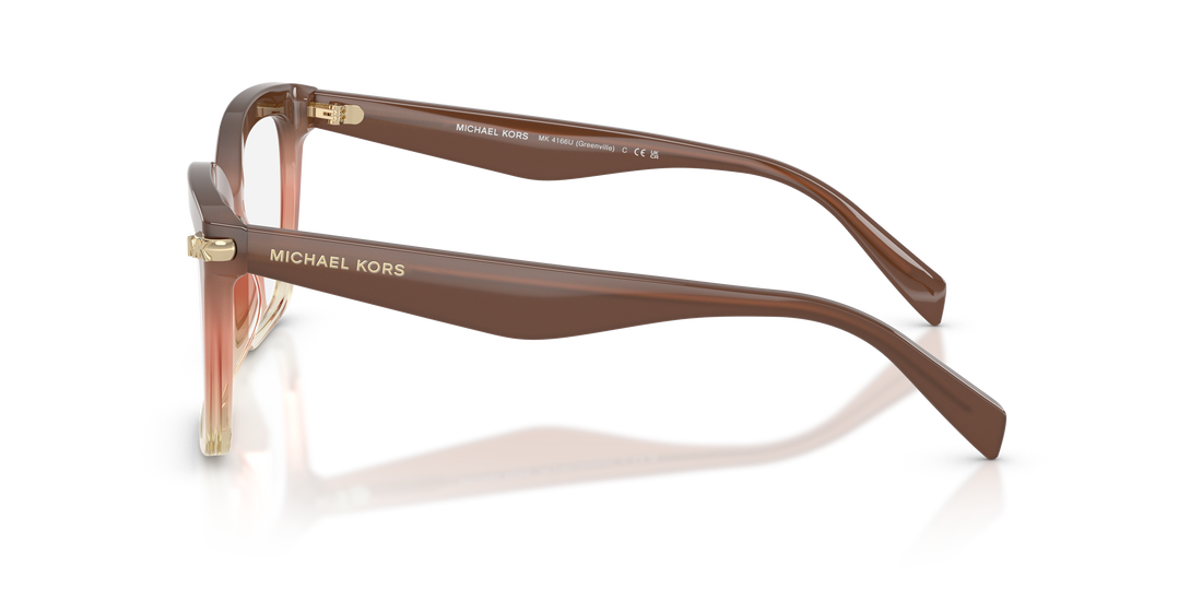 Lunettes de vue michael kors mk4166u greenville 4035 rosa square femenino taille 55mm - Vue détaillée