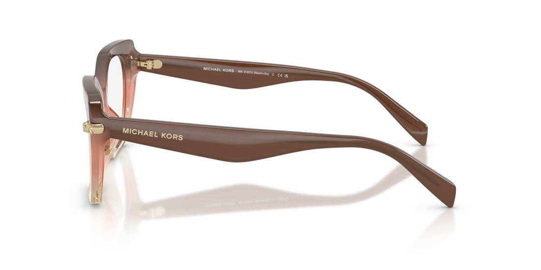 Lunettes de vue michael kors mk4167u nashville 4035 rosa irregular femenino taille 53mm - Vue détaillée