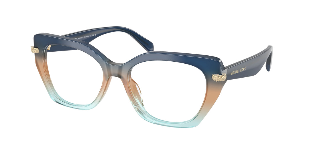 Lunettes de vue michael kors mk4167u nashville 4037 azul irregular femenino taille 53mm - Vue principale