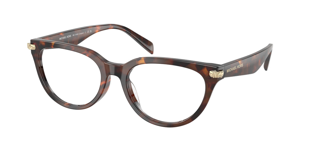 Lunettes de vue michael kors mk4168d casper 4031 havana cat eye femenino taille 54mm - Vue principale