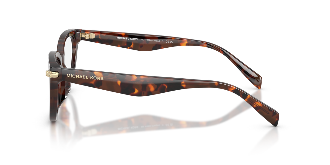 Lunettes de vue michael kors mk4168d casper 4031 havana cat eye femenino taille 54mm - Vue détaillée