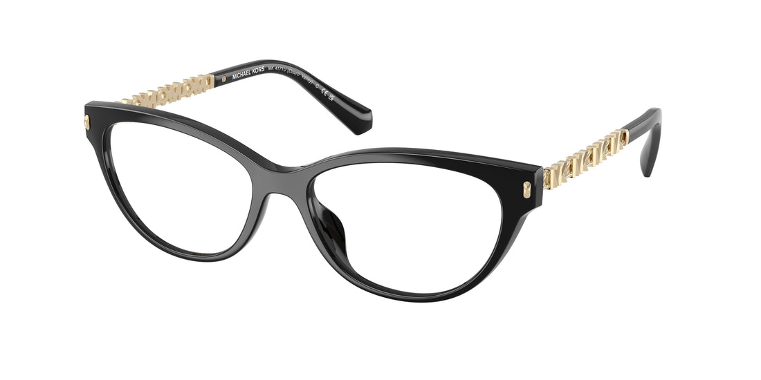 Prescription glasses michael kors mk4171u douro valley 3005 negro cat eye femenino size 49mm - Main view