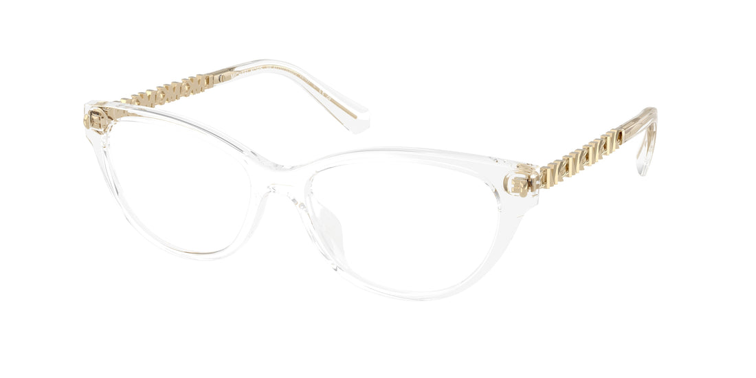 Prescription glasses michael kors mk4171u douro valley 3015 transparente cat eye femenino size 49mm - Main view