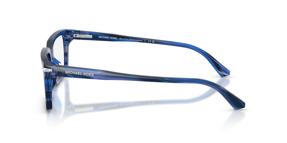Prescription glasses michael kors mk4173u grand targhee 4041 azul rectangular masculino size 54mm - Detailed view