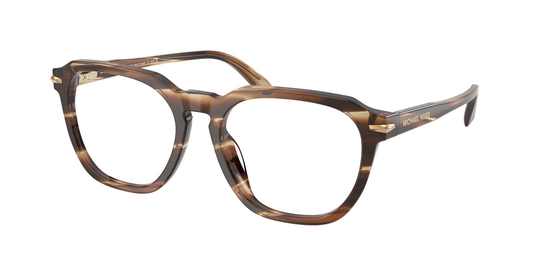 Prescription glasses michael kors mk4174u wolf creek 4039 marron square masculino size 54mm - Main view