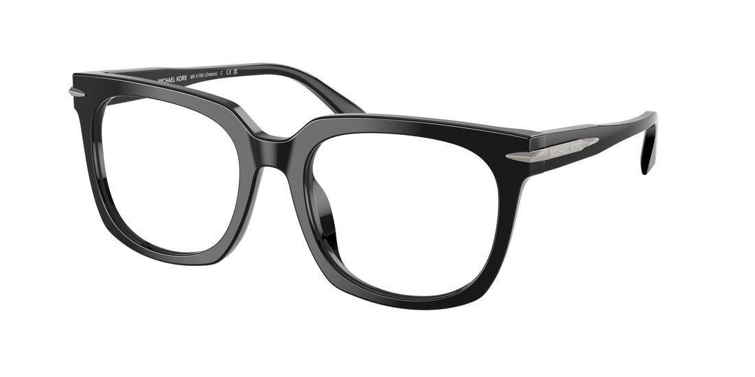 Prescription glasses michael kors mk4176u ontario 3005 negro square masculino size 54mm - Main view