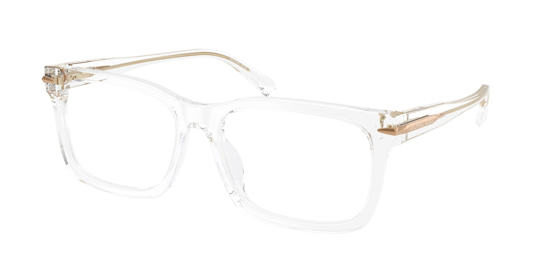 Prescription glasses michael kors mk4177u ottawa 3015 transparente rectangular masculino size 57mm - Main view