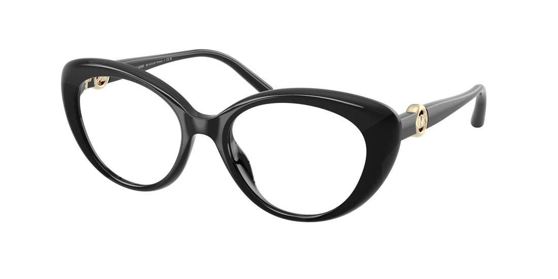 Prescription glasses michael kors mk4181u st. thomas 3005 negro oval femenino size 53mm - Main view