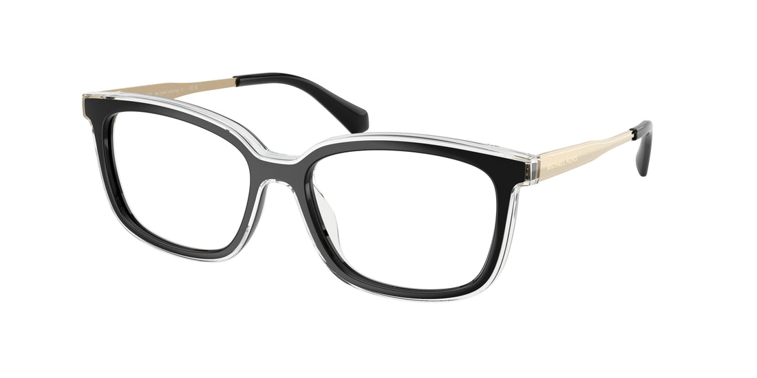 Prescription glasses michael kors mk4183u asturias 3005 negro square femenino size 53mm - Main view