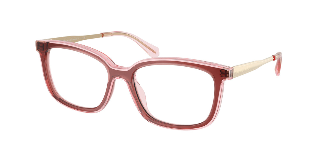 Prescription glasses michael kors mk4183u asturias 3913 marron square femenino size 51mm - Main view
