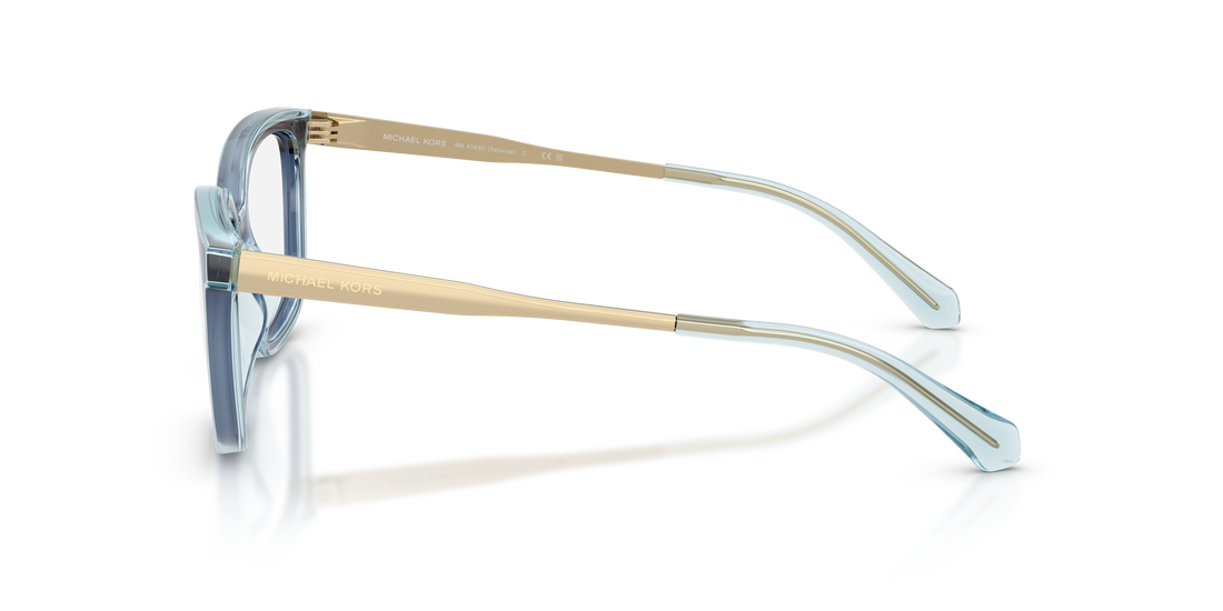 Prescription glasses michael kors mk4183u asturias 4031 azul square femenino size 53mm - Detailed view