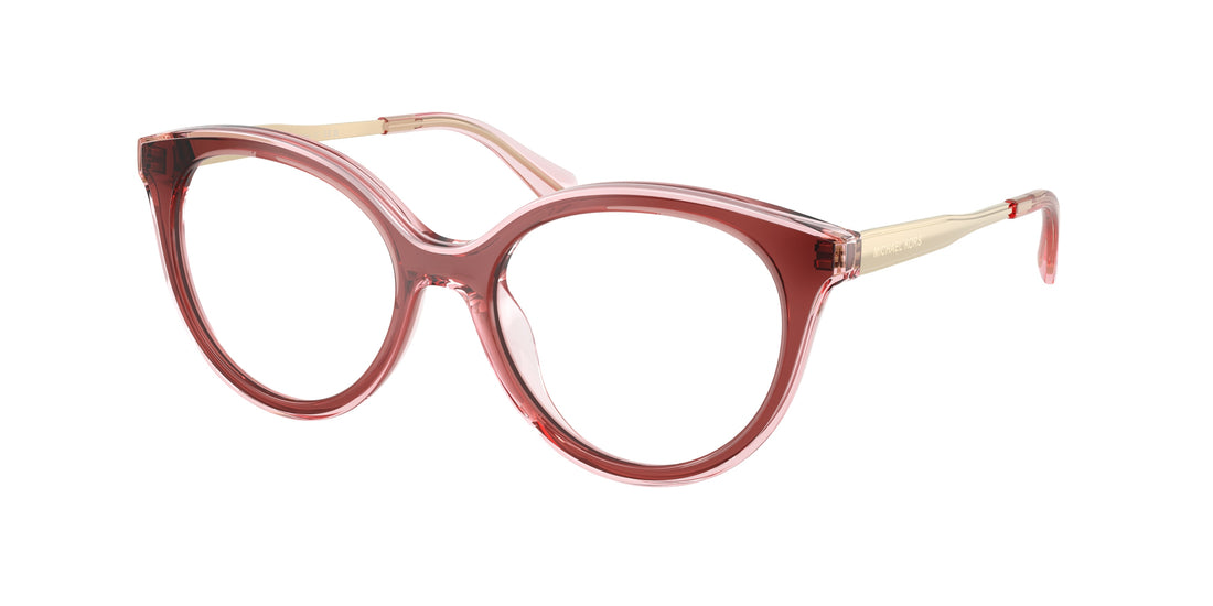 Prescription glasses michael kors mk4184u sitges 3913 marron round femenino size 51mm - Main view