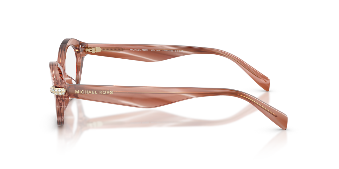 Prescription glasses michael kors mk4186bu saint lucia 4056 rosa oval femenino size 52mm - Detailed view