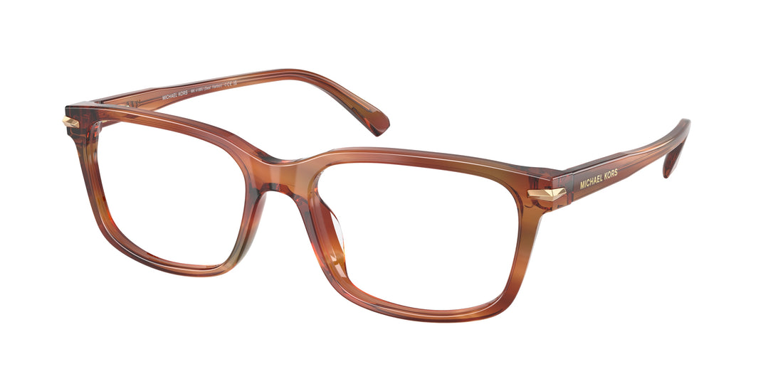 Prescription glasses michael kors mk4188u seal harbor 4039 marron square masculino size 54mm - Main view
