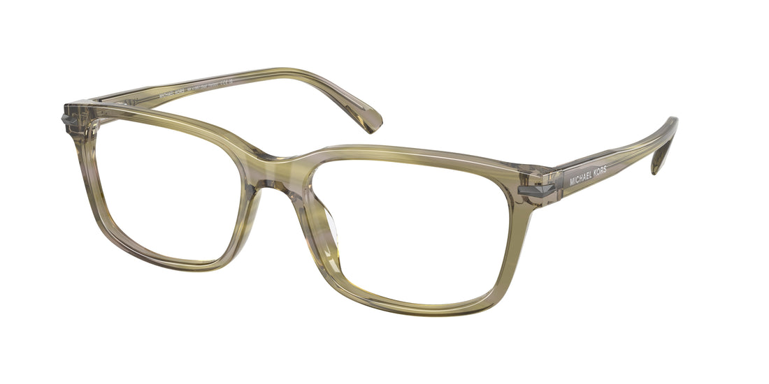 Prescription glasses michael kors mk4188u seal harbor 4040 verde square masculino size 54mm - Main view