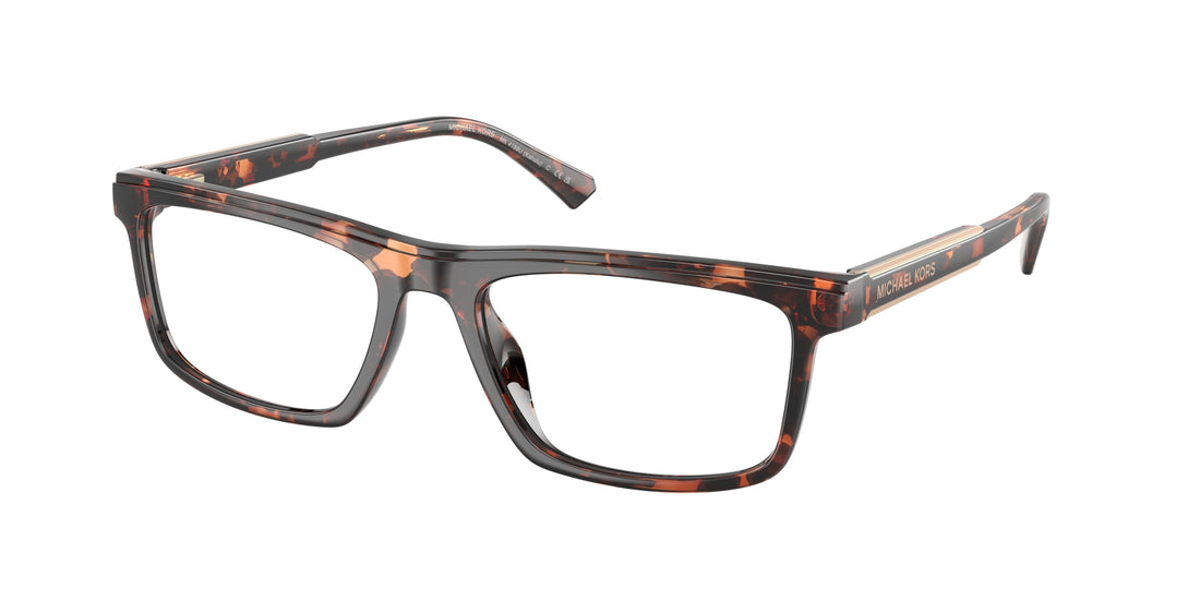 Prescription glasses michael kors mk4189u kahulu 3006 havana rectangular masculino size 55mm - Main view