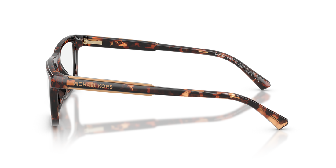Prescription glasses michael kors mk4189u kahulu 3006 havana rectangular masculino size 55mm - Detailed view