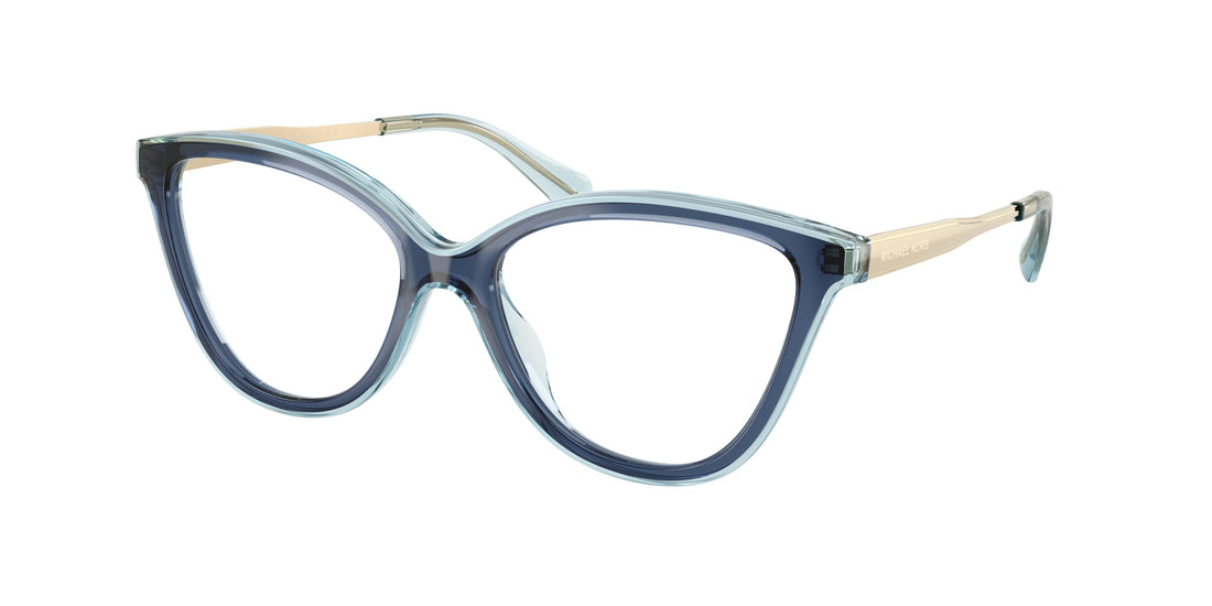Prescription glasses michael kors mk4190u costa brava 4031 azul cat eye femenino size 53mm - Main view