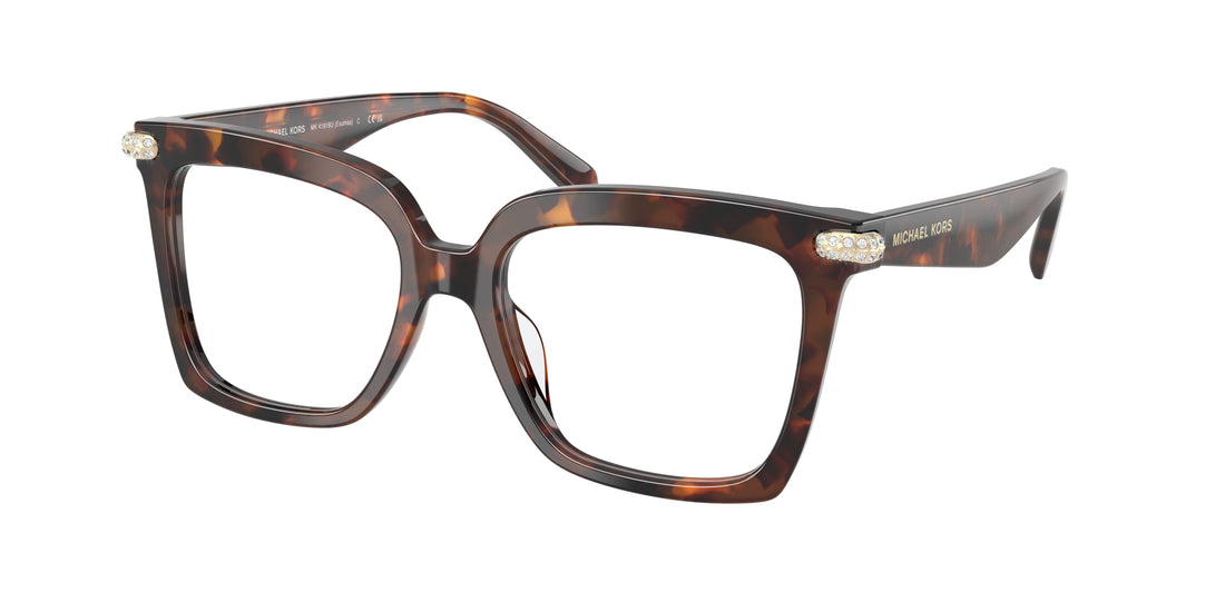 Prescription glasses michael kors mk4191bu exumas 4031 havana square femenino size 53mm - Main view
