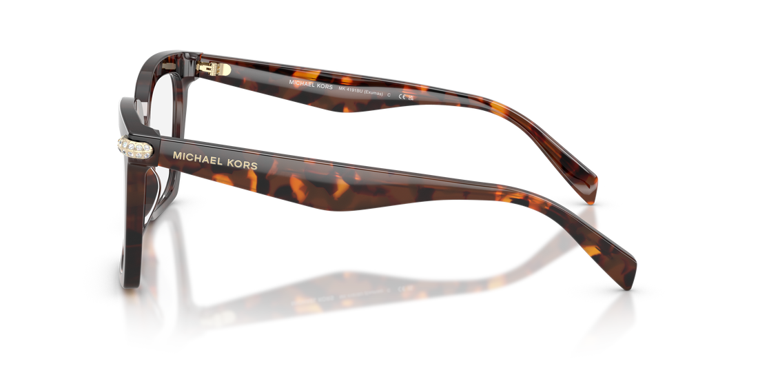 Prescription glasses michael kors mk4191bu exumas 4031 havana square femenino size 53mm - Detailed view