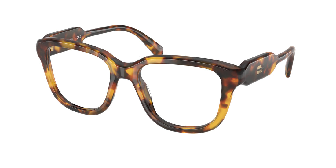 Óculos graduados miu miu mu 02zv 14l1o1 havana rectangular femenino tamanho 53mm - Vista principal