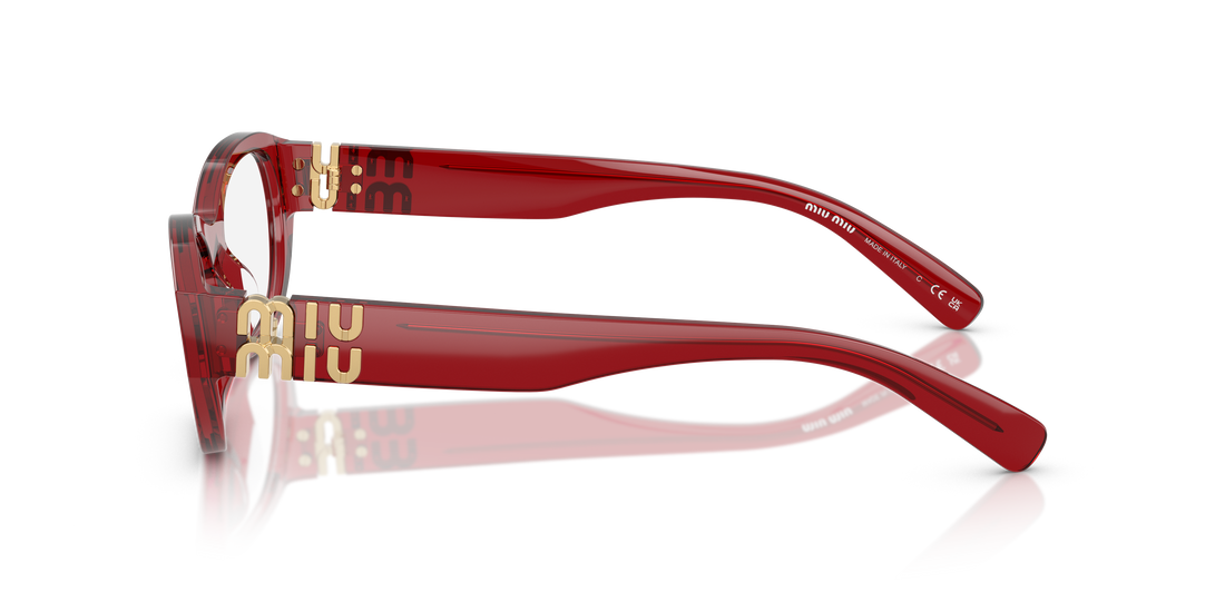 Occhiali da vista miu miu mu 03wv 25m1o1 violeta irregular femenino taglia 53mm - Vista dettagliata