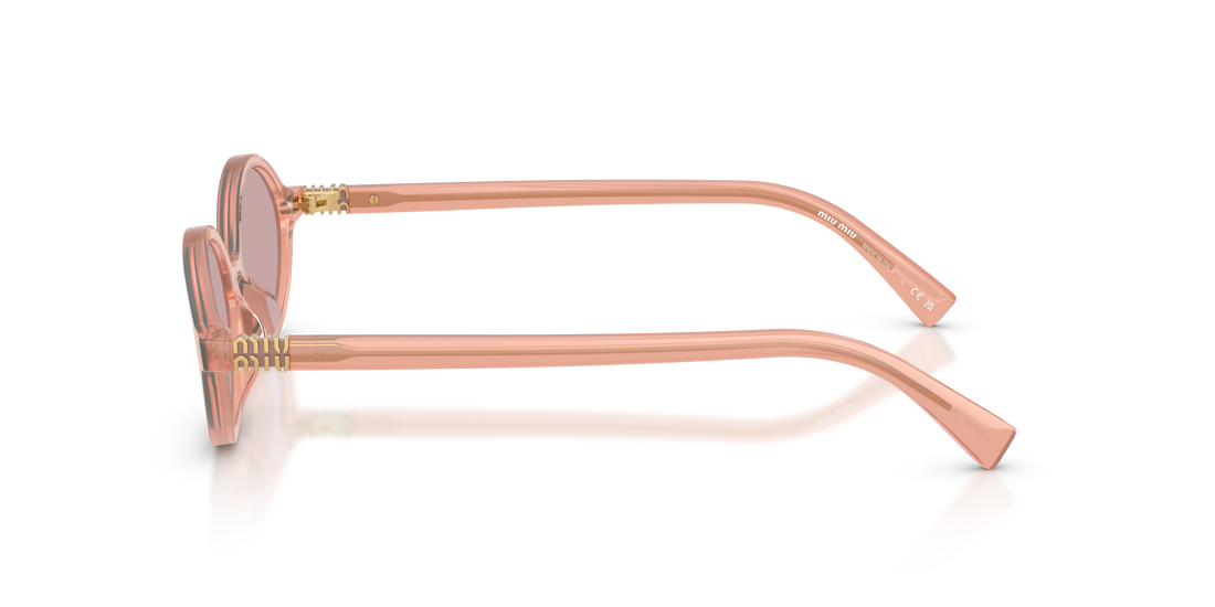 Gafas de sol miu miu mu 04zs 20i60v rosa oval femenino talla 50mm - Vista de detalle