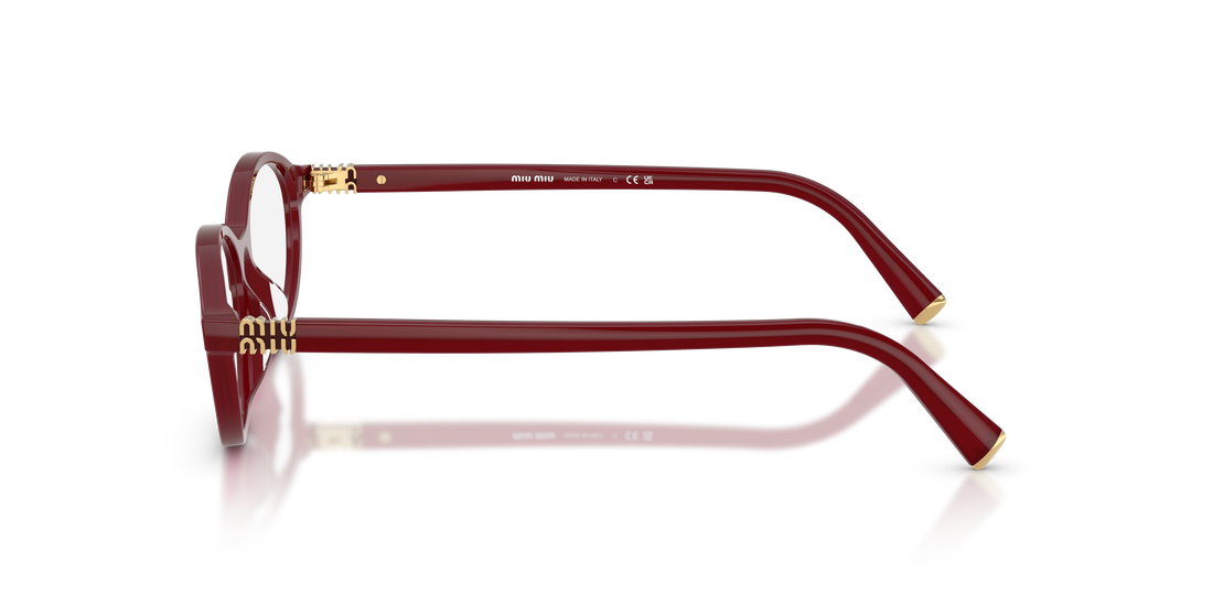 Occhiali da vista miu miu mu 09xv 21i1o1 violeta oval femenino taglia 53mm - Vista dettagliata